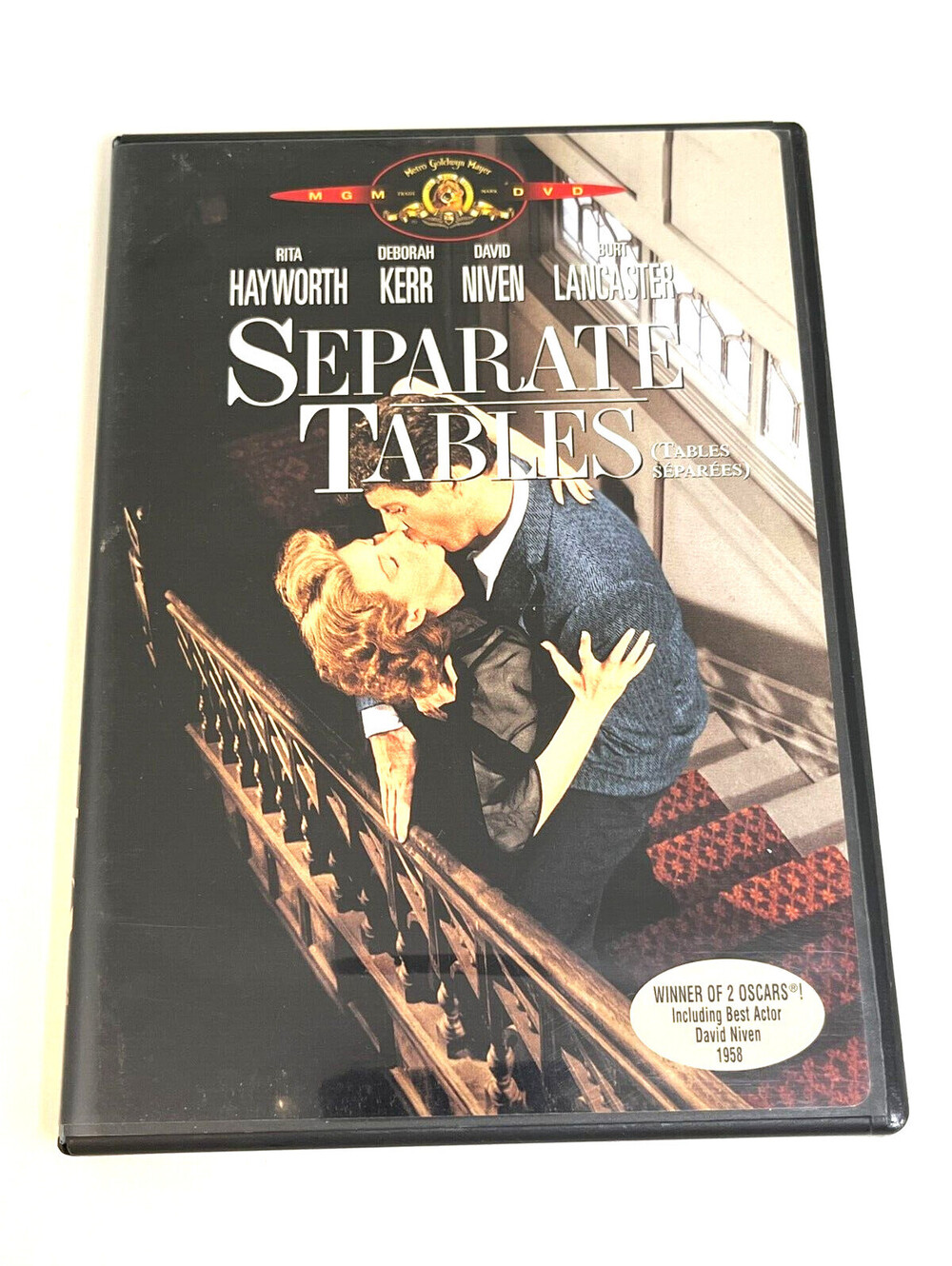 Separate Tables DVD - David Niven, Rita Hayworth, Burt Lancaster, Deborah Kerr
